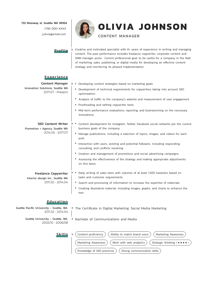 
                                                             a packer resume example
