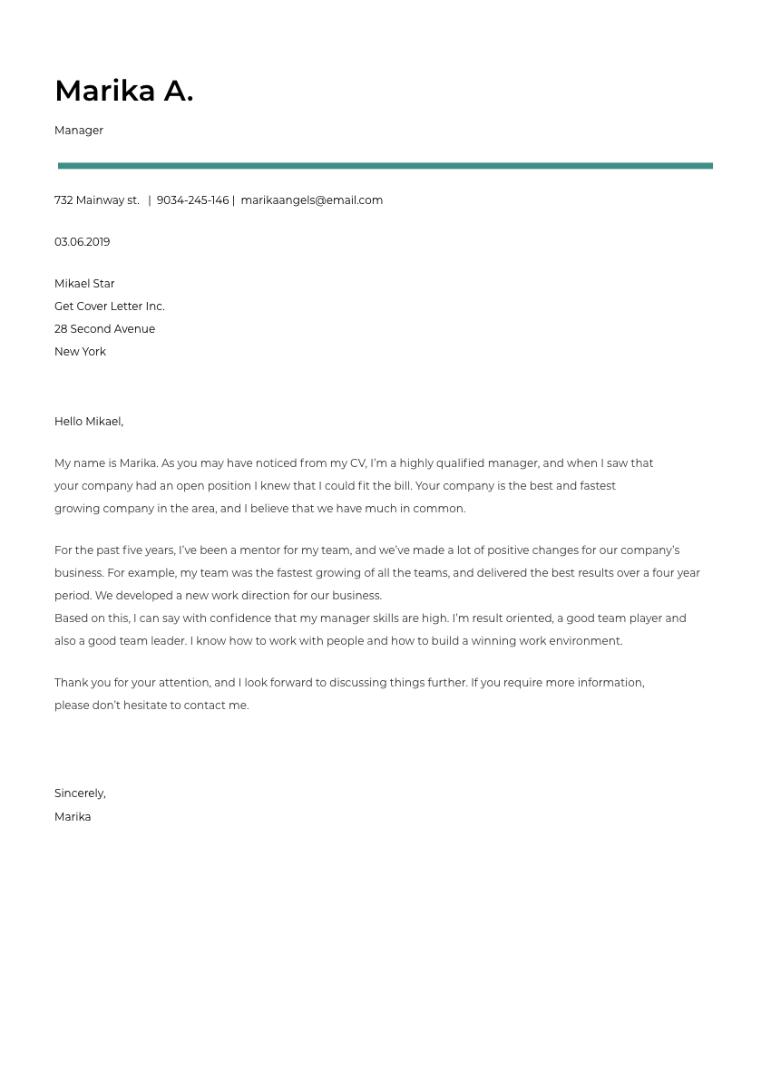 a medical sales representative cover letter sample