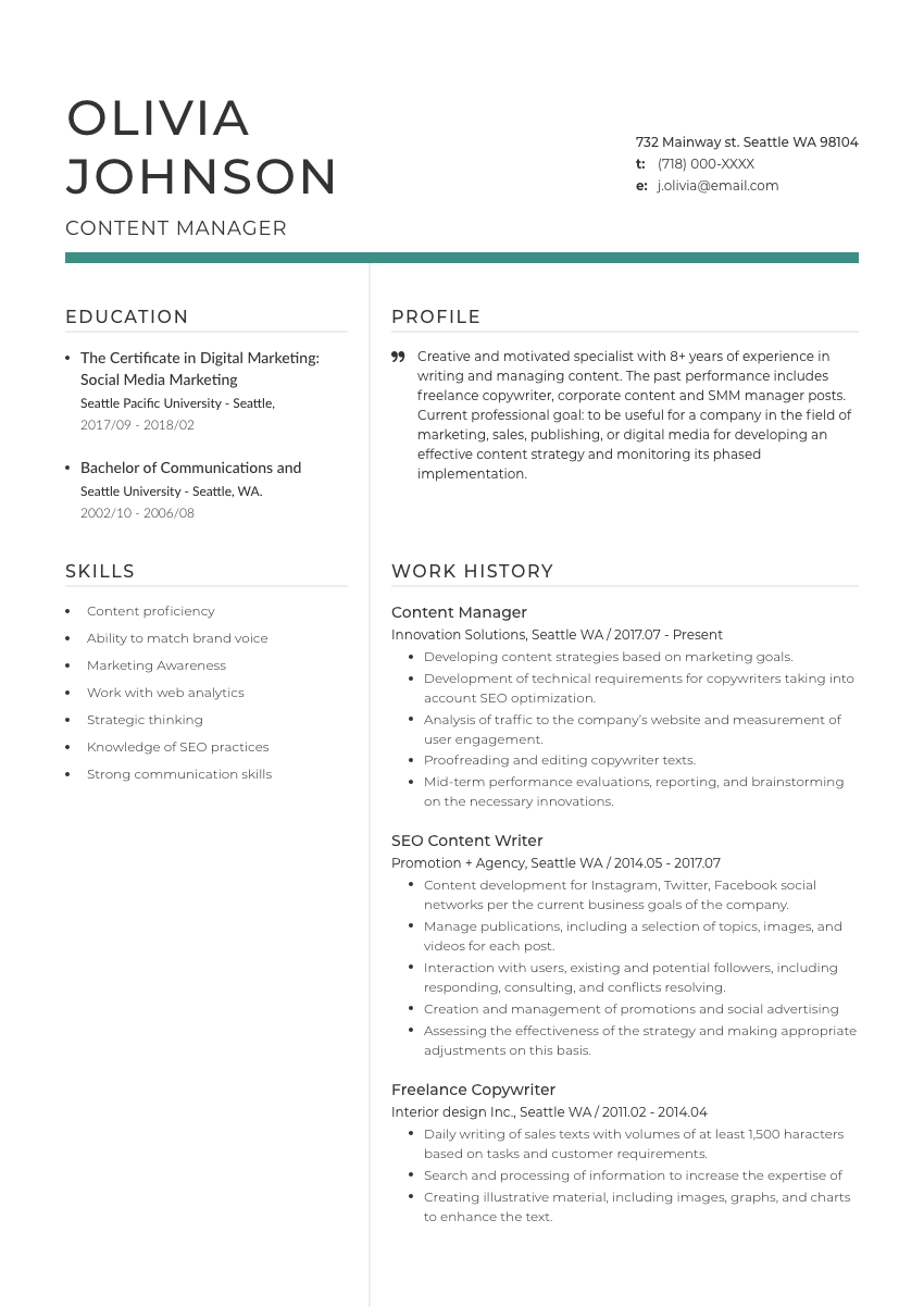 
                                                             a legal secretary resume example