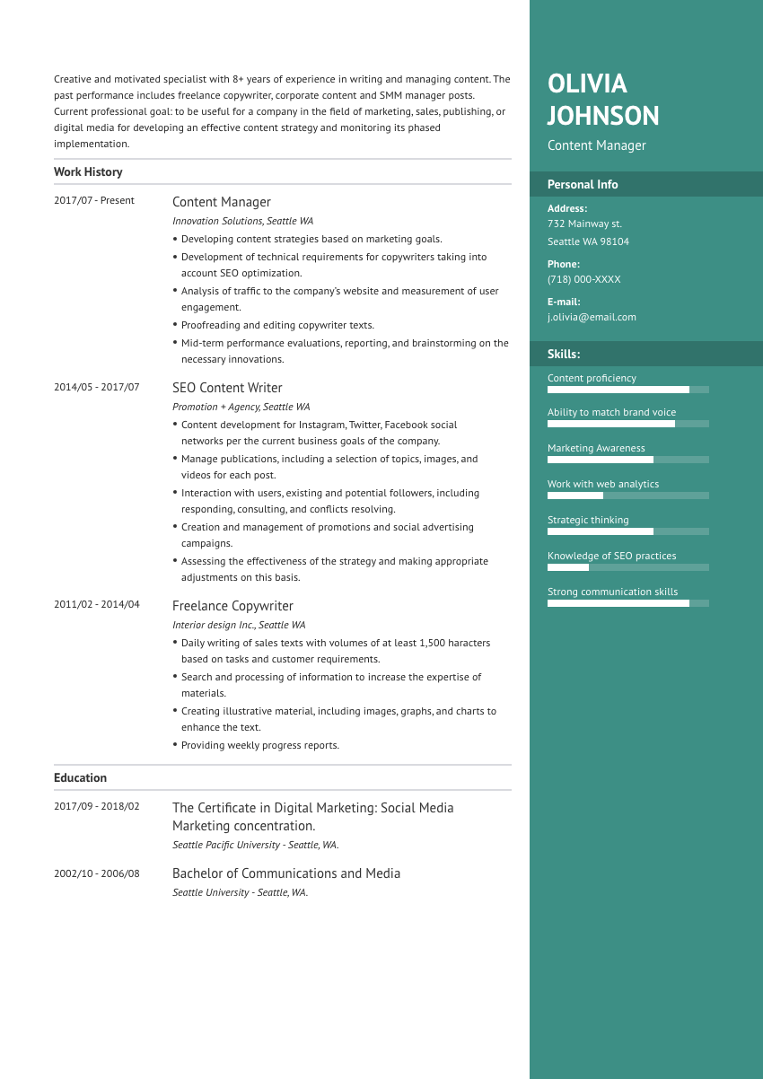 
                                                             image of a resume example for a business systems analyst